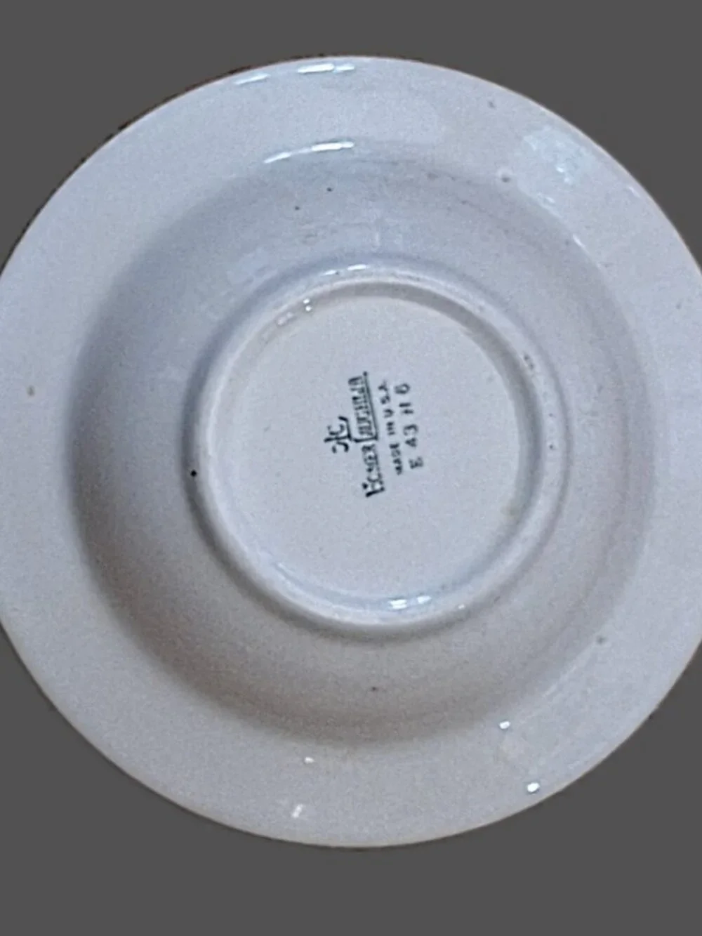 Vintage Homer Laughlin Rimmed Fruit Bowl Oakleaf Pattern Set of Five MINT